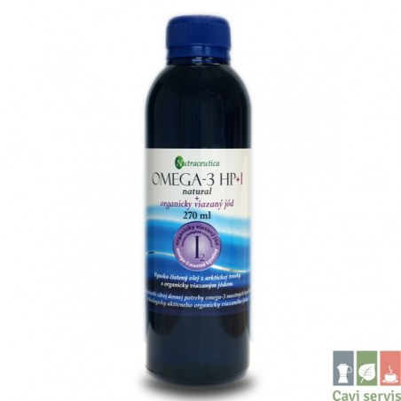 OMEGA-3 HP+I natural rybí olej 270ml
