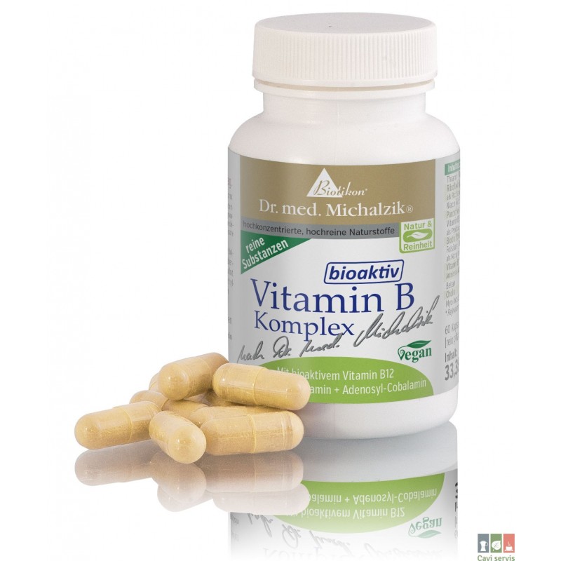 Vitamín B komplex vegan 60 kapsúl Vitamín B komplex vegan 60 kapsúl