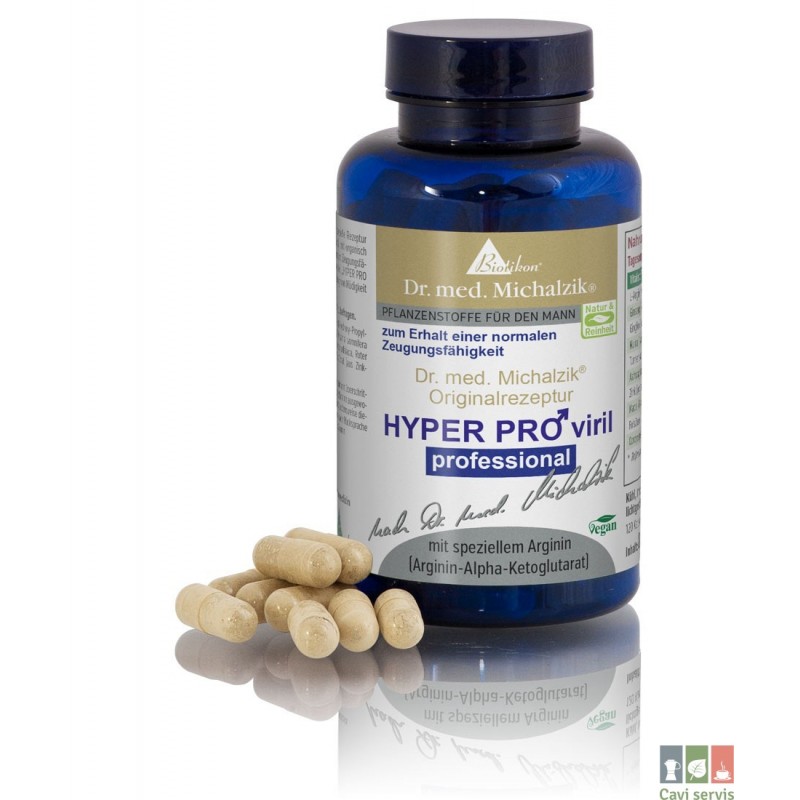 Hyper PRO viril professional pre mužov vegan 120 kapsúl Hyper PRO viril professional pre mužov vegan 120 kapsúl