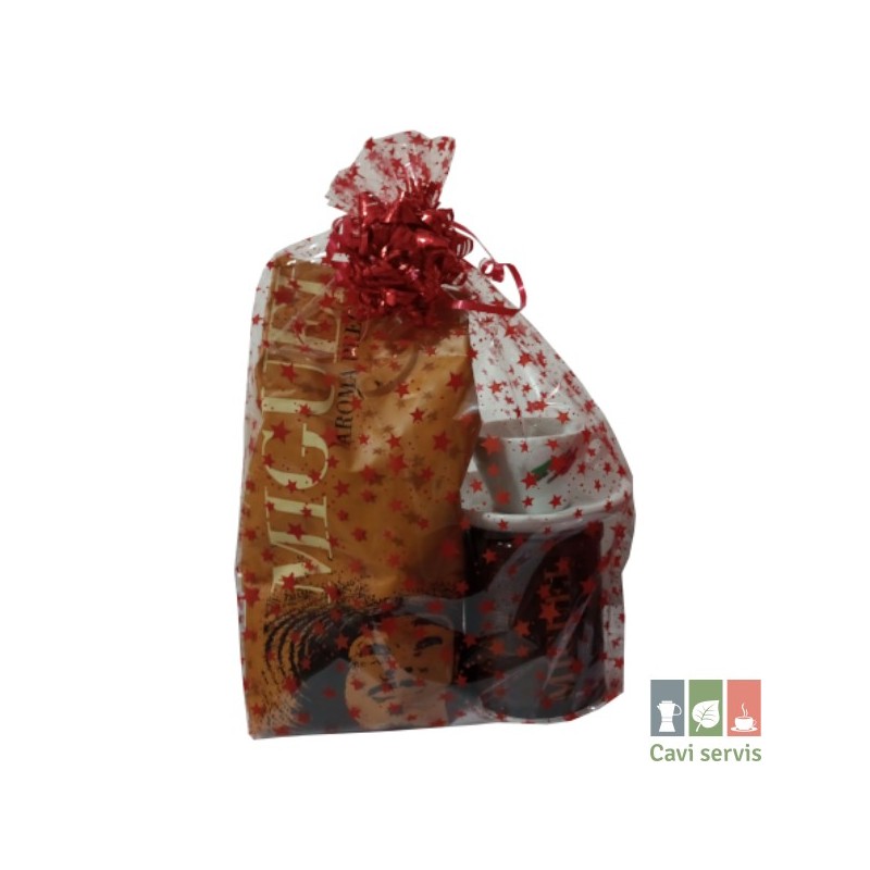 Balenie zrnková káva Miguel Precioso 1kg, Miguel dóza mletá káva 250g a šálka Giotto Balenie zrnková káva Miguel Precioso 1kg, Miguel dóza mletá káva 250g a šálka Giotto